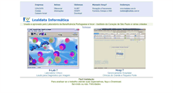 Desktop Screenshot of lealdata.com.br